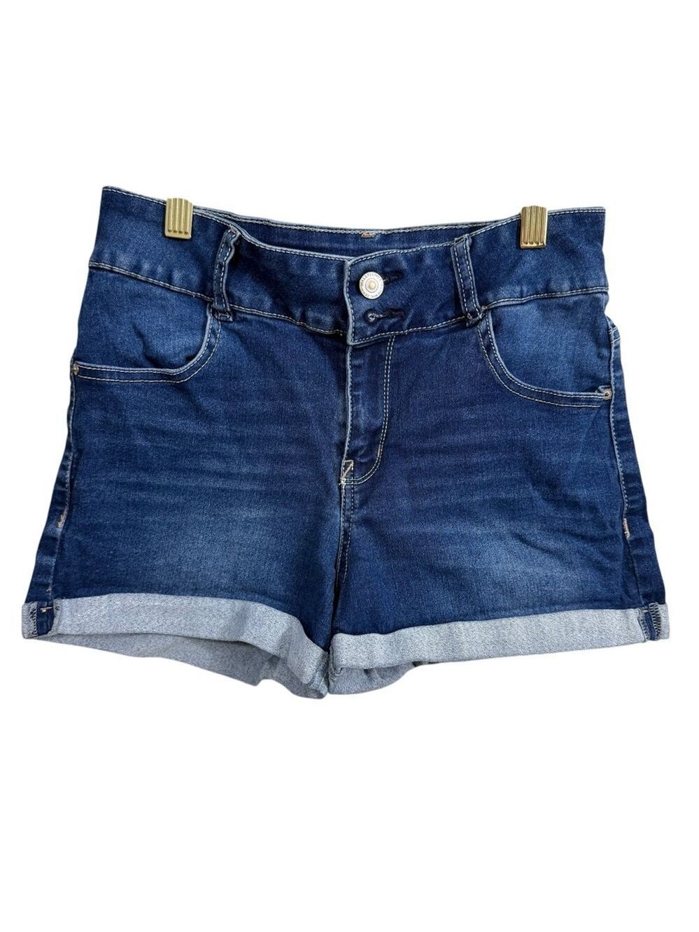 Wallflower Denim Shorts, Size 7, Blue